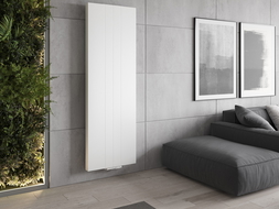 Mexen Line VS20SL šildytuvas plokštelinis 1400 x 500 mm, apatinis centrinis prijungimas, 890 W, balta - W6VS20SL-140-050-00