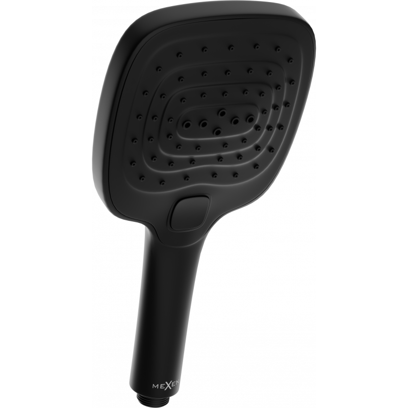 Mexen R-17 3-funkcinė dušo rankena, juoda - 79517-70