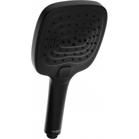 Mexen R-17 3-funkcinė dušo rankena, juoda - 79517-70