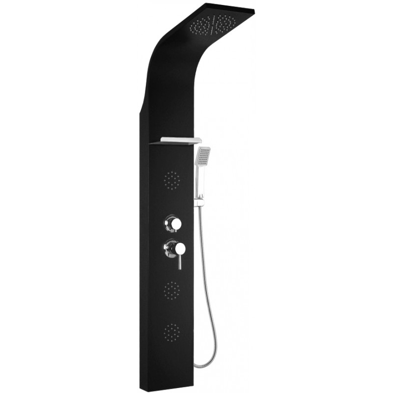 Mexen Borg dušo panelis, juodas - 7615-03-70