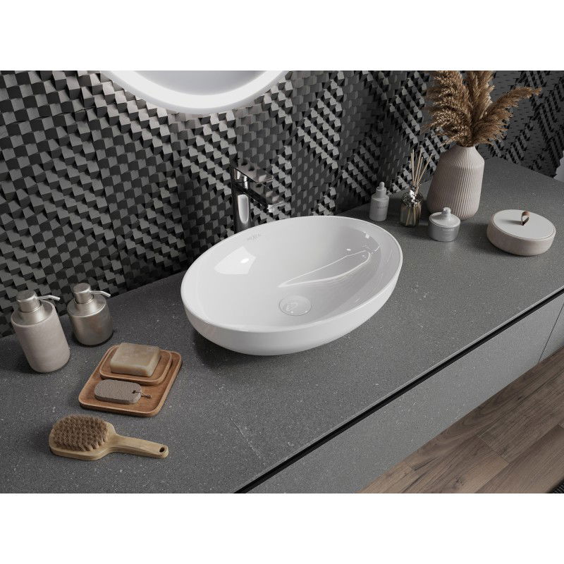 Mexen Cornelia stalviršio kriauklė 50 x 37 cm, balta - 21885000