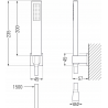 Mexen Zero R02 vonios komplektas, Chromo - 71103R02-00