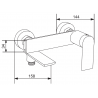 Mexen Zero R70 vonios komplektas, Chromo - 71103R70-00