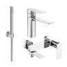 Mexen Zero R70 vonios komplektas, chromuotas - 71103R70-00