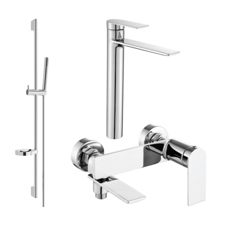 Mexen Zero DS70 vonios komplektas, chromas - 7113DS70-00