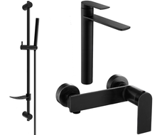 Mexen Zero DF70 dušo rinkinys, juodas - 71114DF70-70