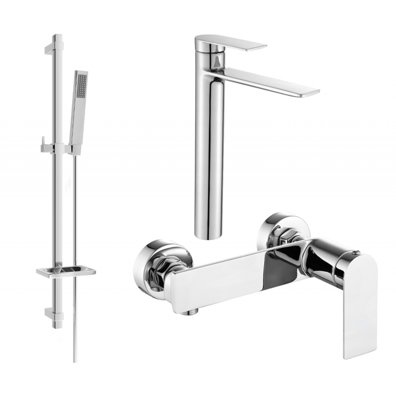 Mexen Zero DQ02 dušo komplektas, chromas - 71114DQ02-00