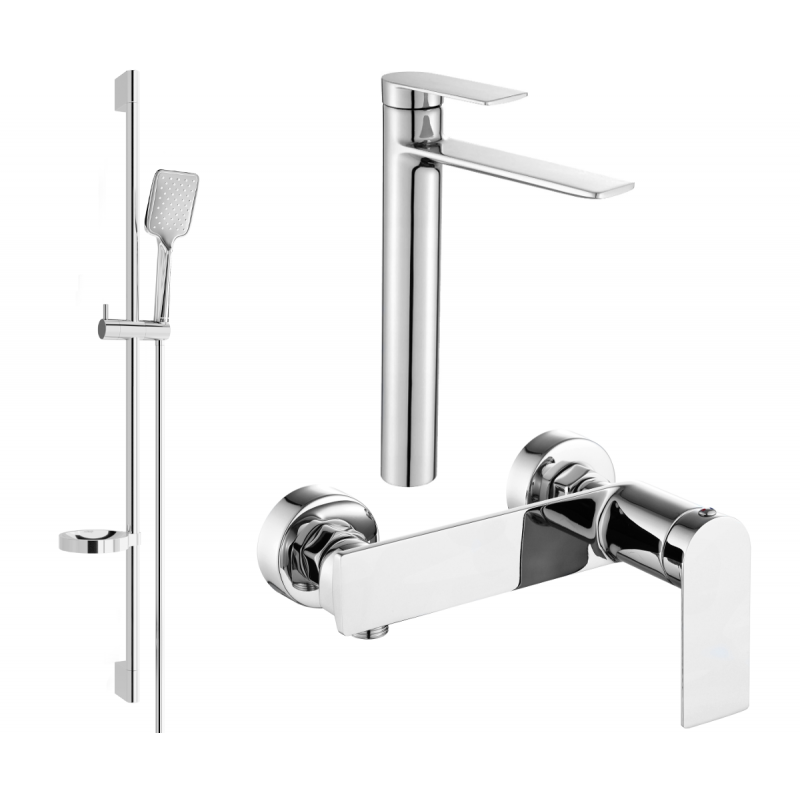 Mexen Zero DS62 dušo komplektas, chromas - 71114DS62-00