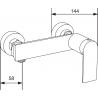 Mexen Zero DS62 dušo komplektas, Juoda - 71114DS62-70