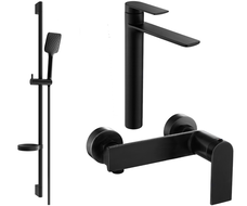 Mexen Zero DS62 dušo komplektas, juodas - 71114DS62-70