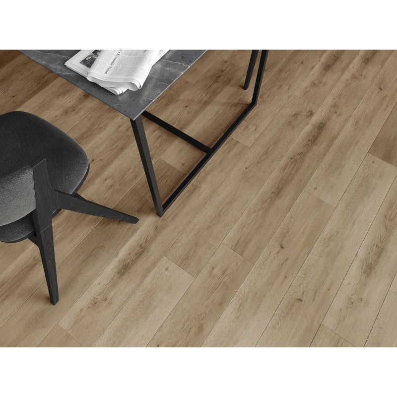 Mexen Spirit Lake vinilinės plokštės 1240 x 182 mm SPC 6,5 mm, IXPE 1,5 mm pagrindas, 4 V-grioveliai, Ąžuolas