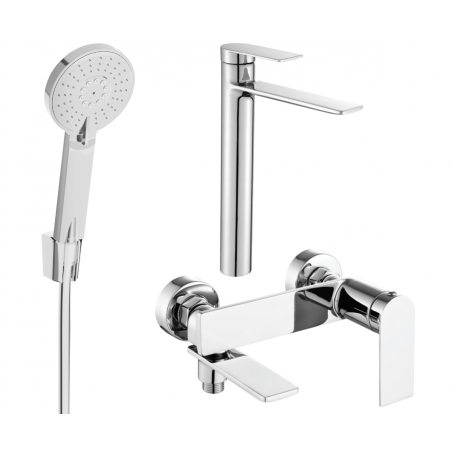 Mexen Zero R40 vonios komplektas, chromas - 71113R40-00