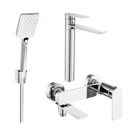 Mexen Zero R62 vonios komplektas, chromas - 71113R62-00