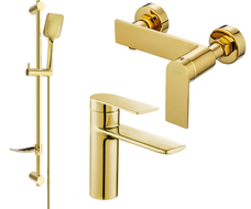 Mexen Zero DF62 dušo komplektas, auksinis - 71104DF62-50