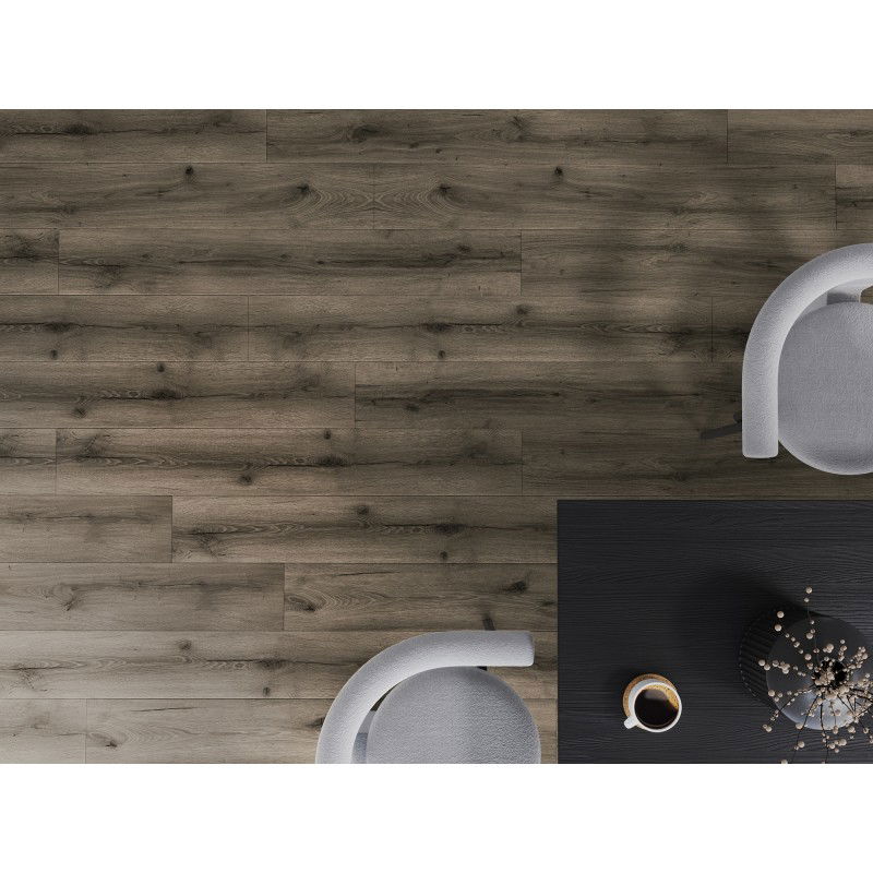 Mexen Sierra Vista vinilinės plokštės 1240 x 182 mm SPC 6,5 mm, IXPE pagrindas 1,5 mm, 4 V-Fuga, Ąžuolas