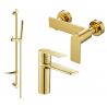 Mexen Zero DF70 dušo komplektas, auksinis - 71104DF70-50