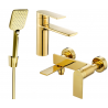Mexen Zero R62 vonios rinkinys, auksinis - 71103R62-50