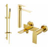 Mexen Zero DQ02 vonios komplektas, auksinis - 7113DQ02-50