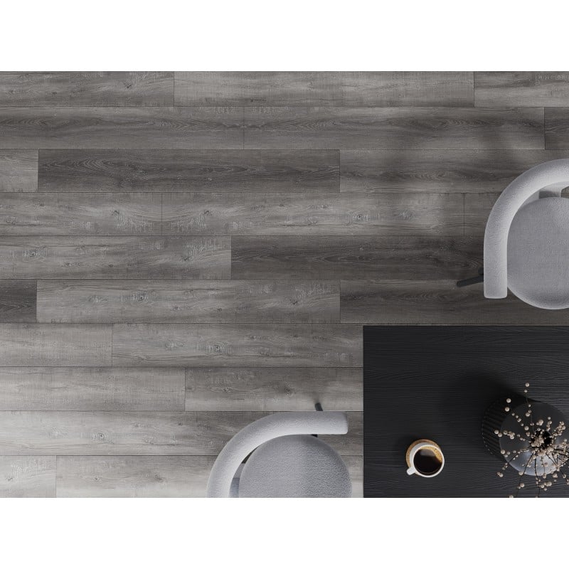 Mexen El Monte vinilinės plokštės 1240 x 182 mm SPC 6,5 mm, IXPE 1,5 mm pagrindas, 4 V-sąvarža, Ąžuolas