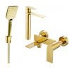 Mexen Zero R62 vonios komplektas, auksinis - 71113R62-50