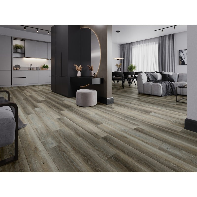 Mexen Aspen vinilinės plokštės 1240 x 182 mm SPC 6,5 mm, IXPE pagrindas 1,5 mm, 4 V-Fuga, Ąžuolas