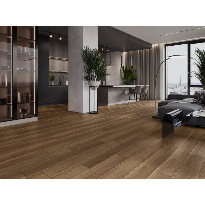 Mexen Queen Creek 1240 x 182 mm SPC 6,5 mm vinilinės plokštės, IXPE 1,5 mm pamušalas, 4 V-grioveliai, Ąžuolas