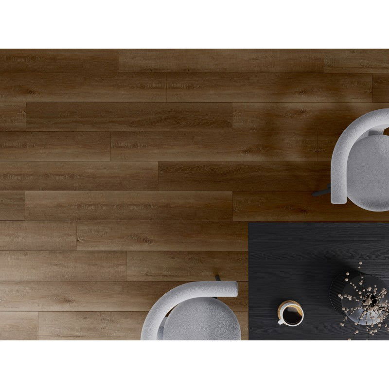 Mexen Queen Creek 1240 x 182 mm SPC 6,5 mm vinilinės plokštės, IXPE 1,5 mm pamušalas, 4 V-grioveliai, Ąžuolas