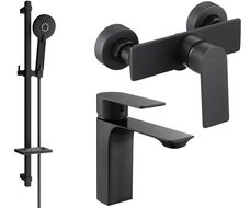 Mexen Alexa DQ40 dušo komplektas, juodas - 71204DQ40-70