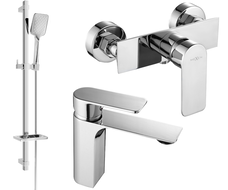 Mexen Alexa DQ62 dušo komplektas, chromas - 71204DQ62-00