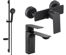 Mexen Alexa DS40 dušo komplektas, juodas - 71204DS40-70