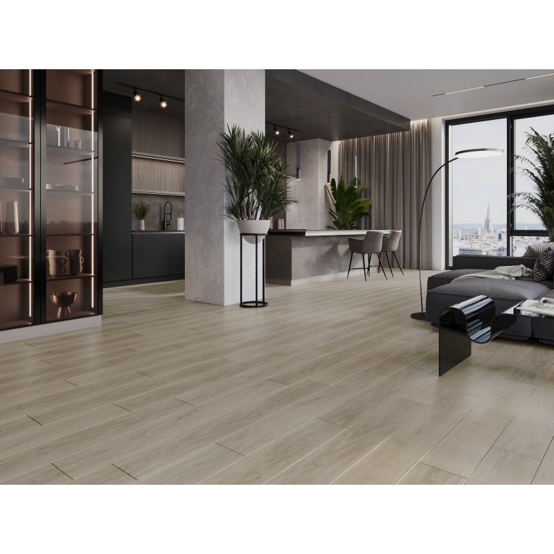Mexen Parkland vinilinės plokštės 1240 x 182 mm SPC 6,5 mm, IXPE pagrindas 1,5 mm, 4 V griovelis, Ąžuolas