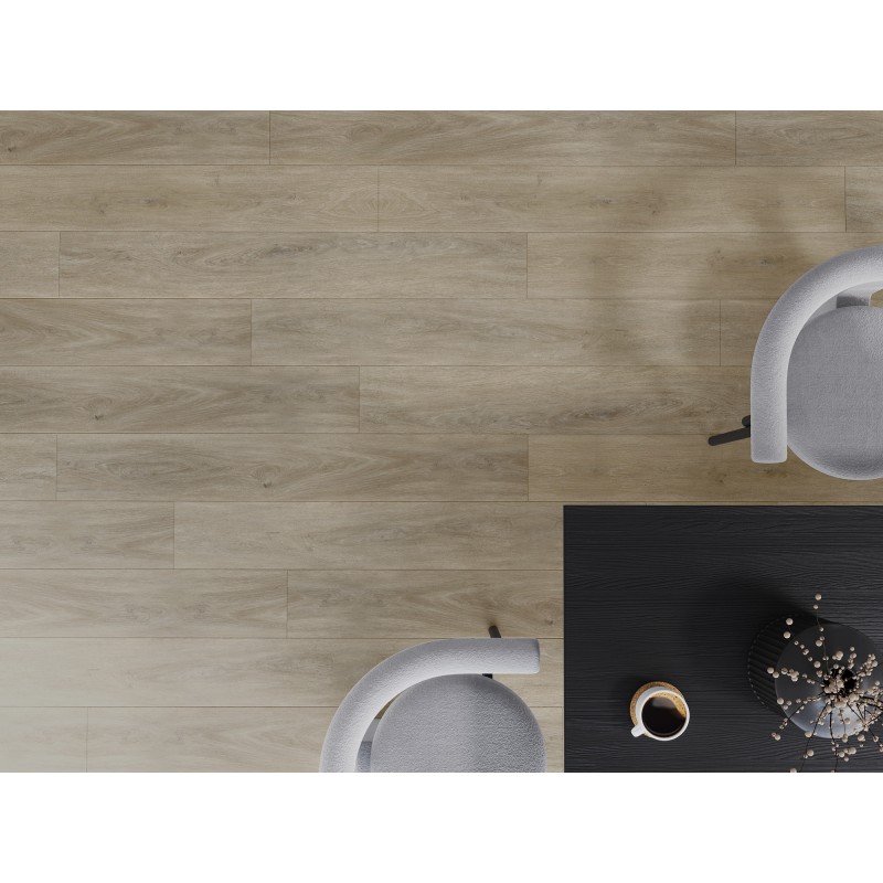 Mexen Parkland vinilinės plokštės 1240 x 182 mm SPC 6,5 mm, IXPE pagrindas 1,5 mm, 4 V griovelis, Ąžuolas