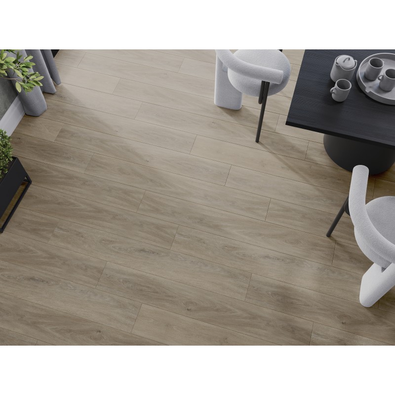 Mexen Parkland vinilinės plokštės 1240 x 182 mm SPC 6,5 mm, IXPE pagrindas 1,5 mm, 4 V griovelis, Ąžuolas