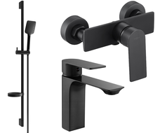 Mexen Alexa DS62 dušo komplektas, juodas - 71204DS62-70