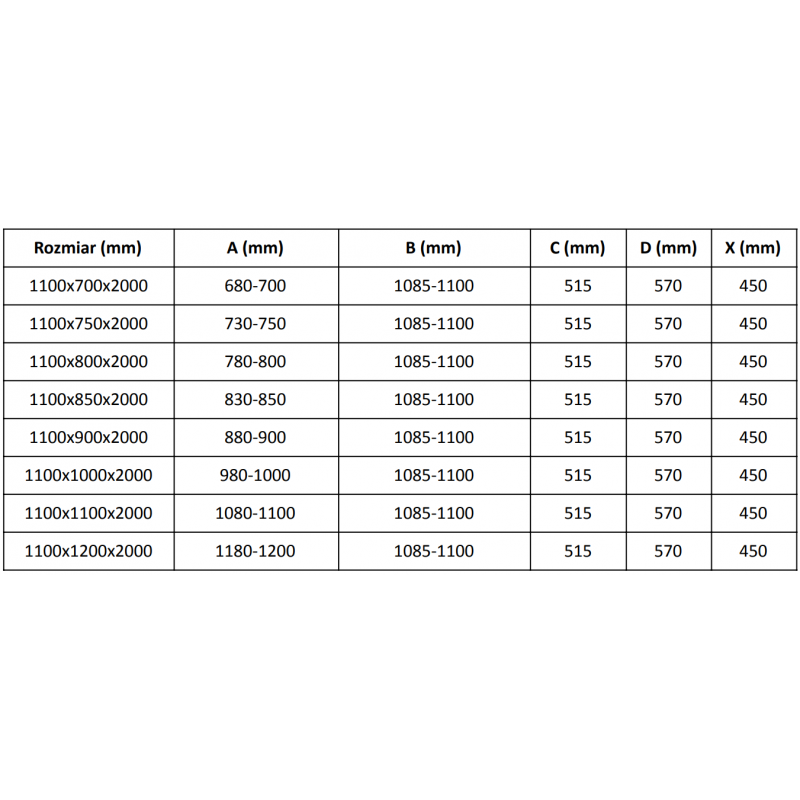 Mexen Velar L stumdomoji dušo kabina 110 x 110 cm, matinė, šukuotas varis - 871-110-110-33-65