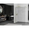 Mexen Kioto dušo siena Walk-in 100 x 200 cm, skaidrus 8 mm, auksu šlifuota - 800-100-101-55-00