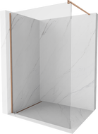 Mexen Kioto dušo sienelė Walk-in 90 x 200 cm, skaidrus 8 mm, šlifuota varis - 800-090-101-65-00