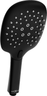 Mexen R-22 trijų funkcijų dušo galvutė, juoda - 79522-70
