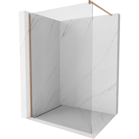 Mexen Kioto Walk-in dušo sienelė 170 x 200 cm, skaidrus 8 mm, šlifuota varis - 800-170-101-65-00