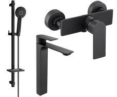 Mexen Alexa DQ40 dušo komplektas, juodas - 71214DQ40-70