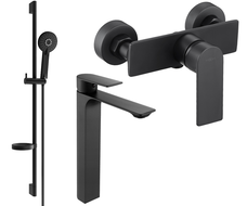 Mexen Alexa DS40 dušo komplektas, juodas - 71214DS40-70