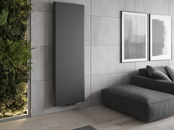 Mexen Flat VR20S radiatorius 1400 x 300 mm, apatinis vidurinis prijungimas, 534 W, antracitas - W6VR20S-140-030-66