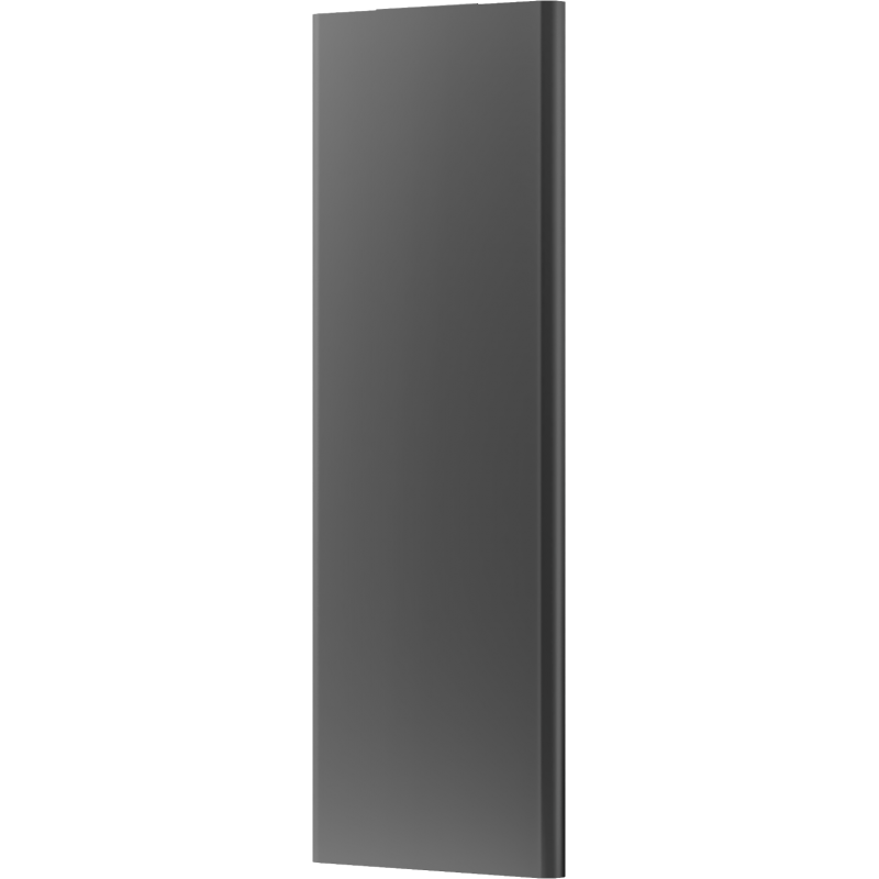 Mexen Flat VR20S radiatorius 1400 x 300 mm, apatinis vidurinis prijungimas, 534 W, antracitas - W6VR20S-140-030-66