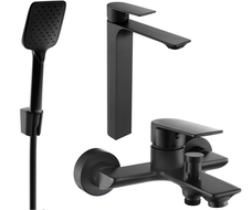 Mexen Alexa R62 vonios komplektas, juodas - 71213R62-70