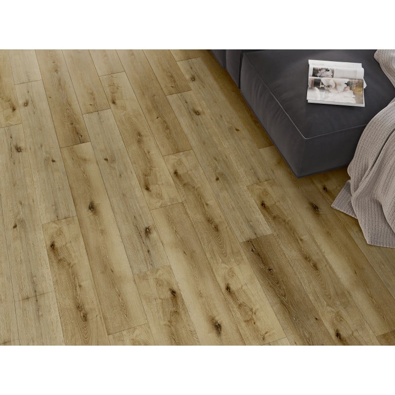 Mexen Oakley vinilinės plokštės 1240 x 182 mm SPC 6,5 mm, pagrindas IXPE 1,5 mm, 4 V-fuga, Ąžuolas