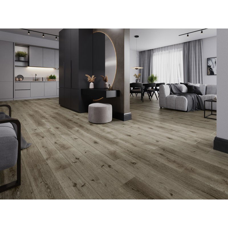 Mexen Kansas vinilinės plokštės 1240 x 182 mm SPC 6,5 mm, IXPE 1,5 mm, 4 V-grioveliai, Ąžuolas - F1032-1240-182-505-4V1-01