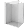 Mexen Kioto Walk-in dušo siena 90 x 200 cm, skaidrus 8 mm, šlifuotas nikelis - 800-090-101-97-00