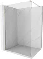 Mexen Kioto Walk-in dušo pertvara 120 x 200 cm, skaidrus 8 mm, šlifuotas nikelis - 800-120-101-97-00