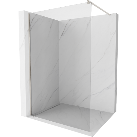 Mexen Kioto dušo sienelė Walk-in 130 x 200 cm, 8 mm skaidrus, šveistas nikelis - 800-130-101-97-00