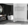 Mexen Kioto dušo sienelė Walk-in 100 x 200 cm, skaidri/matus 8 mm, šveitimas nikelis - 800-100-101-97-35
